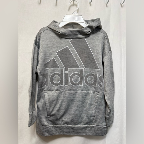 Adidas Kids Hoodie in Gray (Youth 7-8) 0130 - Picture 3 of 6